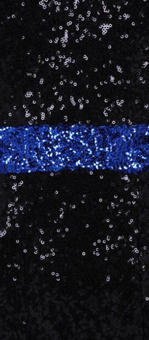 HOTSQUASH - Black Sequin Keyhole Gown - Designer Dress hire