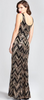 HOTSQUASH - Zig Zag Sequin Gown - Designer Dress hire