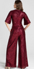 HOTSQUASH - Red Sequin Batwing Jumpsuit - Designer Dress hire