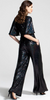 HOTSQUASH - Petrol Sequin Batwing Jumpsuit - Designer Dress hire