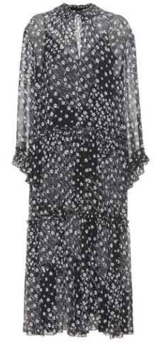 SEE BY CHLOE - Floral-Printed Crêpe Dress - Designer Dress hire