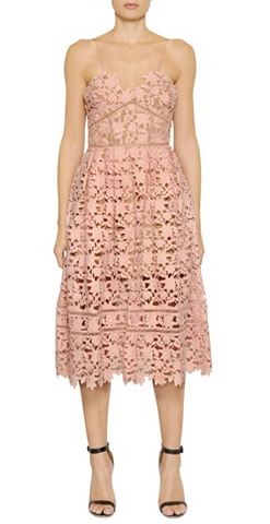 Self Portrait - Azaelea Pink Lace Dress - Designer Dress hire