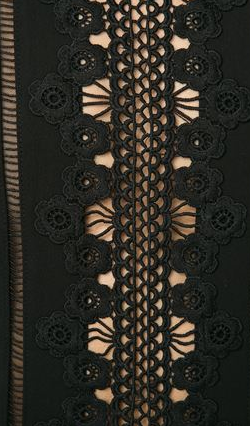 Self Portrait - Bell Sleeved Lace Dress - Designer Dress hire