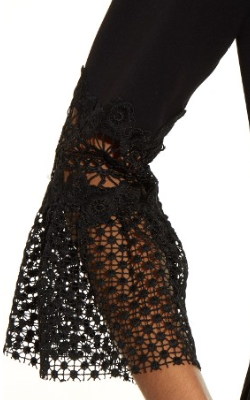 Self Portrait - Bell Sleeved Lace Dress - Designer Dress hire