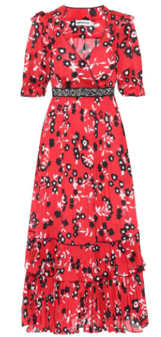 Self Portrait - Floral Printed Midi Dress - Designer Dress hire