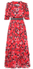 Self Portrait - Floral Printed Midi Dress - Designer Dress hire