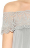 Self Portrait - Lace Trimmed Maxi Dress - Designer Dress hire