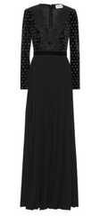 Self Portrait - Crystal Velvet Dress - Designer Dress Hire