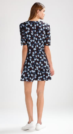 SONIA RYKIEL - Floral Stripe Dress - Designer Dress hire