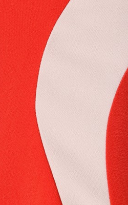 STELLA MCCARTNEY - Optical Orange Dress - Designer Dress hire