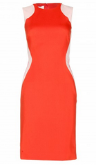 STELLA MCCARTNEY - Optical Orange Dress - Designer Dress Hire