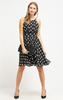 SWING - Spotted Black Dress - Designer Dress hire
