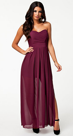 TFNC - Elida Maxi Dress Red - Designer Dress hire