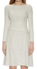 THE FOLD - Camelot Dress White Tweed - Designer Dress hire