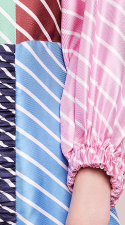 TIBI - Delfina Stripe Maxi Dress - Designer Dress hire