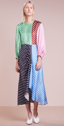 TIBI - Delfina Stripe Maxi Dress - Designer Dress hire