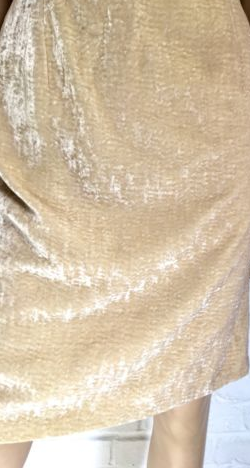 TOMASZ STARZEWSKI - Crushed Velvet Bustier Dress - Designer Dress hire