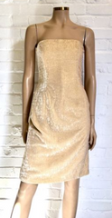 TOMASZ STARZEWSKI - Crushed Velvet Bustier Dress - Designer Dress Hire