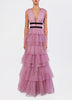 TRUE DECADENCE - Lilac Ruffle Cocktail Dress - Designer Dress hire