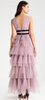 TRUE DECADENCE - Lilac Ruffle Cocktail Dress - Designer Dress hire