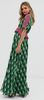 TWISTED WUNDER - Green Geo Print Maxi - Designer Dress hire