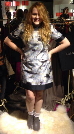VICTORIA BECKHAM - Plumerias Print Dress - Designer Dress hire