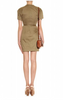VICTORIA BECKHAM - Khaki Belted Dress - Designer Dress hire