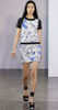 VICTORIA BECKHAM - Photo Print Dress - Designer Dress hire