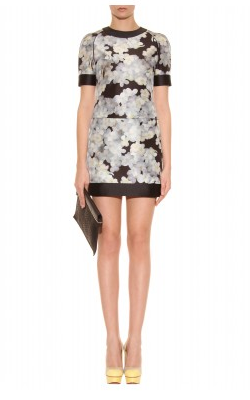 VICTORIA BECKHAM - Plumerias Print Dress - Designer Dress hire