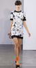 VICTORIA BECKHAM - Plumerias Print Dress - Designer Dress hire