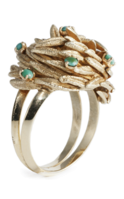 Vintage Foliate Dress Ring