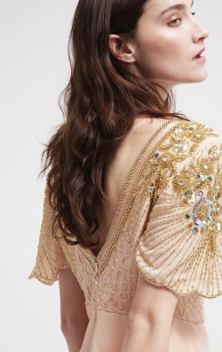 VIRGOS LOUNGE - Millie Nude Cocktail Dress - Designer Dress hire