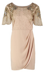 VIRGOS LOUNGE - Millie Nude Cocktail Dress - Rent Designer Dresses at Girl Meets Dress