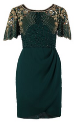 VIRGOS LOUNGE - Millie Green Cocktail Dress - Designer Dress Hire