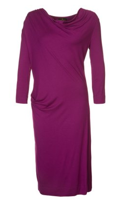 fitted lace wedding dress Purple Draped Dress – Girl Meets Dress