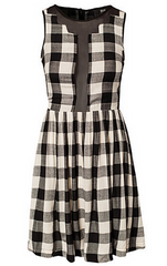 NEUW - Spector Check Dress - Designer Dress Hire