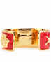 YVES SAINT LAURENT - Ycons Enamel Cuff - Designer Dress hire
