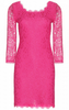 DIANE VON FURSTENBERG - Zarita Lace Dress Fuchsia - Designer Dress hire