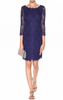 DIANE VON FURSTENBERG - Zarita Lace Dress Navy - Designer Dress hire