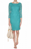 DIANE VON FURSTENBERG - Zarita Lace Dress Teal - Designer Dress hire