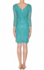 DIANE VON FURSTENBERG - Zarita Lace Dress Teal - Designer Dress hire