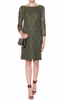 DIANE VON FURSTENBERG - Zarita Lace Dress Olive - Designer Dress hire