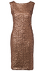 BADGLEY MISCHKA - Sequin Cut Out Dress - Designer Dress hire 