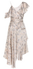 MARCHESA NOTTE - Metallic Navy Gold Ombre Dress - Designer Dress hire 