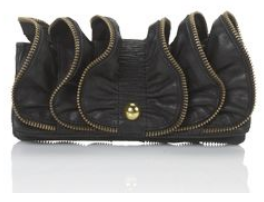 SARA BERMAN - Sally Zip Frill Wallet - Designer Dress hire