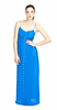 DUCIE - Maxi Dress - Azure Blue - Designer Dress hire