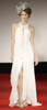 UNIQUE - Paula Melon Gown - Designer Dress hire 