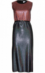 VICTORIA BECKHAM - Lamé Wool-Blend dress - Designer Dress Hire