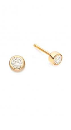 ASTLEY CLARKE - Mini Moonstone Stilla Stud - Designer Dress hire