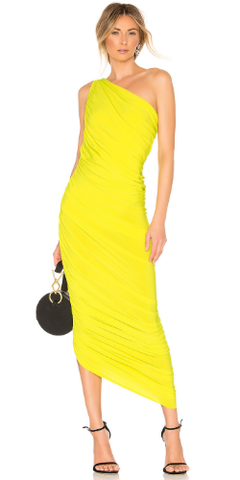 NORMA KAMALI - Yellow Diana Gown - Designer Dress hire